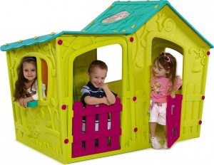 Пластиковый домик Keter Magic Villa Play house 220146 Green tourquese
