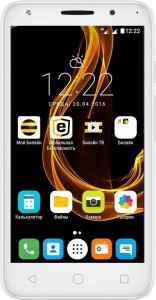 Смартфон Alcatel 5045D Pixi 4 White orange