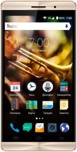 Смартфон Vertex Impress Jazz Black gold