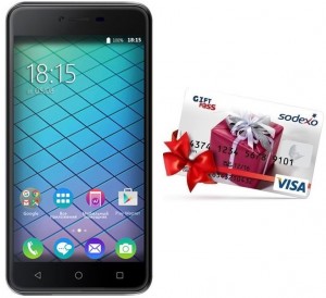 Смартфон BQ 5059 Strike Power Black Brushed + карта VISA Giftpass 300 рублей