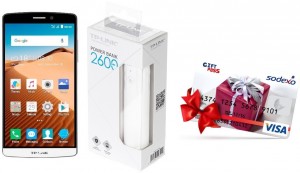 Смартфон Neffos C5 Max White + TL-PB 2600 + карта VISA номинал 500 рублей