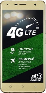 Смартфон Prestigio Muze X5 LTE Gold
