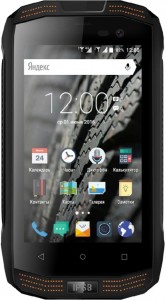 Смартфон Vertex Impress Action Black orange
