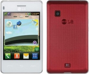 Смартфон LG T370 White red