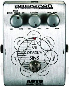 Педаль эффектов Rocktron Boutique VII Deadly Sins Auto Wah