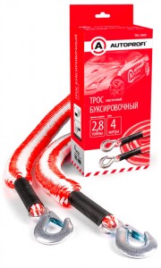 Трос буксировочный Autoprofi 1.5 - 4 м 2.8 т