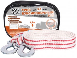 Трос буксировочный Azard ТР000007