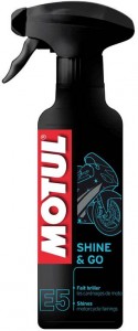 Средство для очистки внешнего пластика Motul Е5 Shine & Go 0.4л