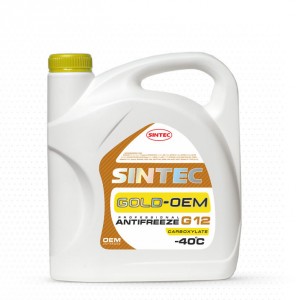 Антифриз Sintec Gold G12 5кг
