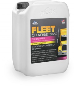 Антифриз Peak Fleet change 50/50 G12+ 10л Pink