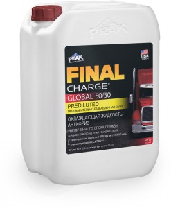 Антифриз Peak Final change global 50/50 G12 10л Red