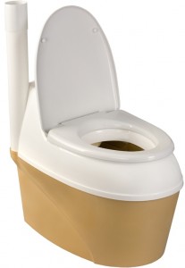 Биотуалет торфяной Piteco 506 White beige