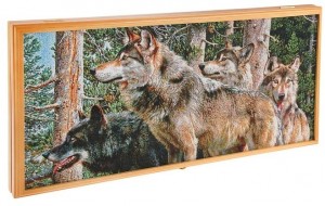 Интеллектуальная игра SLand Нарды Волки 30x60 см