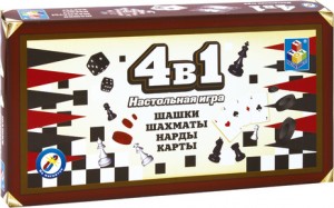 Интеллектуальная игра 1TOY 52451Т 4 в 1