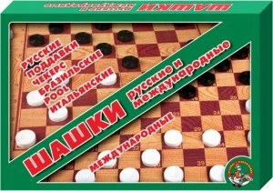 Интеллектуальная игра Десятое Королевство 01068 Шашки большие