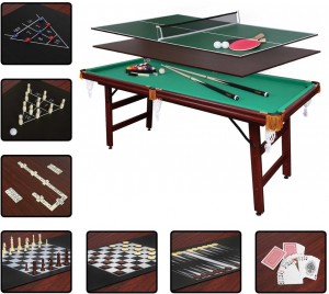 Многофункциональный игровой стол Fortuna Billiard Equipment 07742 9 в 1 Пул 6 футов