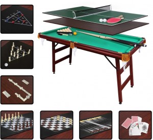 Многофункциональный игровой стол Fortuna Billiard Equipment 07741 Русская пирамида 9 в 1 5 футов