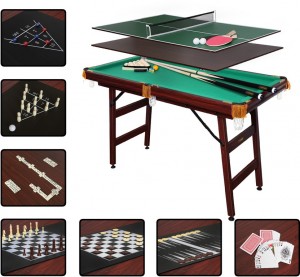 Многофункциональный игровой стол Fortuna Billiard Equipment 07739 Русская пирамида 9 в 1 4 фута
