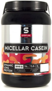 Протеин SportLine Nutrition Dynamic Long Casein Protein банан 900 гр