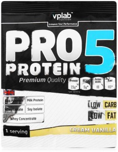 Протеин Vplab VP191075-1 Pro5 Protein ваниль крем 30 г