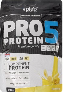 Протеин Vplab VP192585 Pro5 Protein банан 500 г