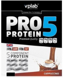 Протеин Vplab VP191078-1 Pro5 Protein капучино 30 г