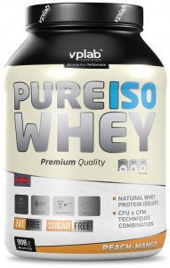 Протеин Vplab VP5065591 Pure Iso Whey персик манго 908 г
