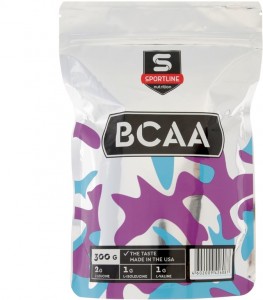 Аминокислотный комплекс SportLine Nutrition BCAA 2:1:1 натуральный 300 г