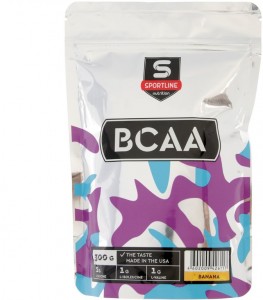Аминокислотный комплекс SportLine Nutrition BCAA 2:1:1 банан 300 г