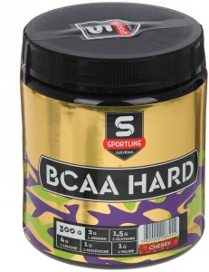 Аминокислотный комплекс SportLine Nutrition HARD 4:1:1 вишня 300 г