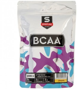 Аминокислотный комплекс SportLine Nutrition BCAA 2:1:1 апельсин 300 г