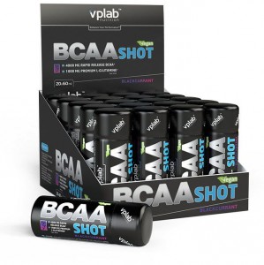 Аминокислотный комплекс Vplab VP54346 BCAA Shot черная смородина 60x20 мл