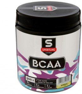 Аминокислотный комплекс SportLine Nutrition BCAA 2:1:1 яблоко 500 г