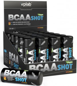 Аминокислотный комплекс Vplab VP54049 BCAA Shot апельсин 60x20 мл