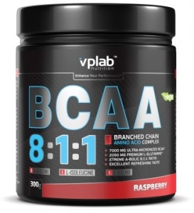 Аминокислотный комплекс Vplab VP54315 BCAA 8:1:1 малина 300 г