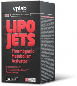 Жиросжигатель Vplab VP70735 LipoJets без вкуса 100 капсул