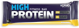Батончик Vplab VP80715 High Protein Fitness Bar банан 50 г