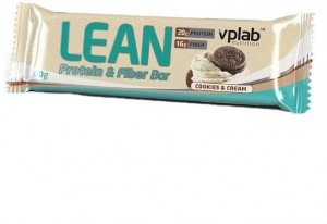 Батончик Vplab VP54230 Lean Protein Fiber Bar печенье крем 60г