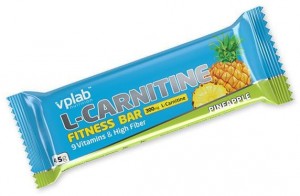 Батончик Vplab VP80758 L-carnitine bar ананас 45г