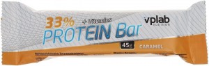 Батончик Vplab VP54735 33% Protein bar карамель 45 г