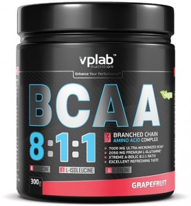 BCAA Vplab VP54797 BCAA 8:1:1 грейпфрут 300 г