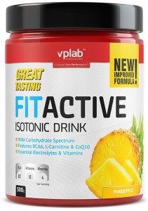 Изотоник Vplab VP55589 FitActive Isotonic Drink ананас 500 г