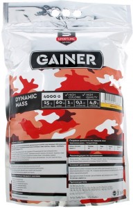Гейнер SportLine Nutrition Dynamic Mass банан 4 кг
