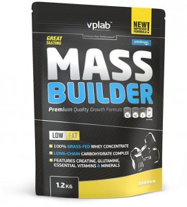 Гейнер Vplab VP55046 Mass Builder банан 1.2 кг