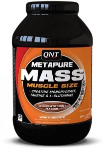 Гейнер QNT Metapure Mass+ шоколад ментол 1.1кг