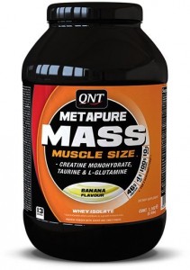 Гейнер QNT Metapure Mass+ банан 1.1кг