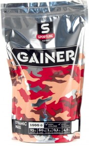 Гейнер SportLine Nutrition Dynamic Mass карамель 1 кг