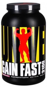 Гейнер Universal Nutrition U1919 Gain Fast 3100 клубника 2.3 кг